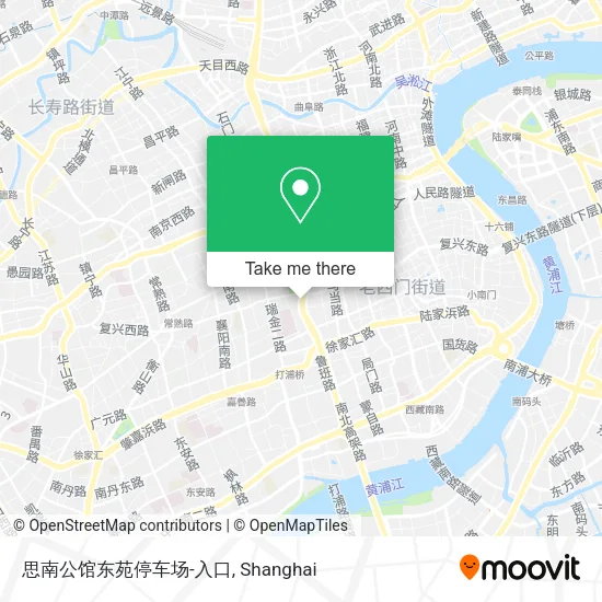 思南公馆东苑停车场-入口 map