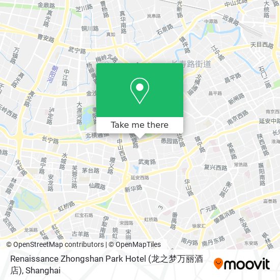 Renaissance Zhongshan Park Hotel (龙之梦万丽酒店) map