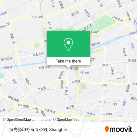 上海光扬印务有限公司 map