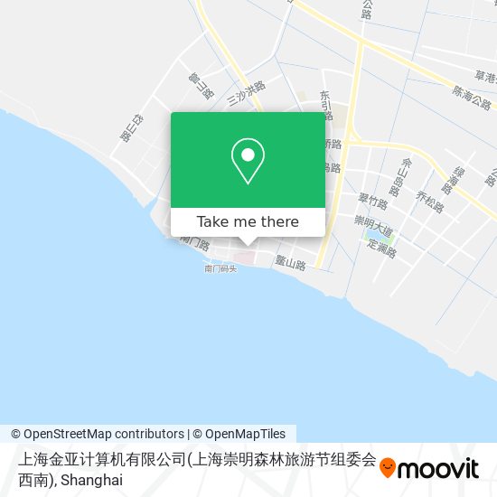 上海金亚计算机有限公司(上海崇明森林旅游节组委会西南) map