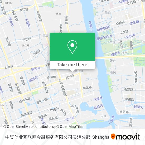 中资信业互联网金融服务有限公司吴泾分部 map