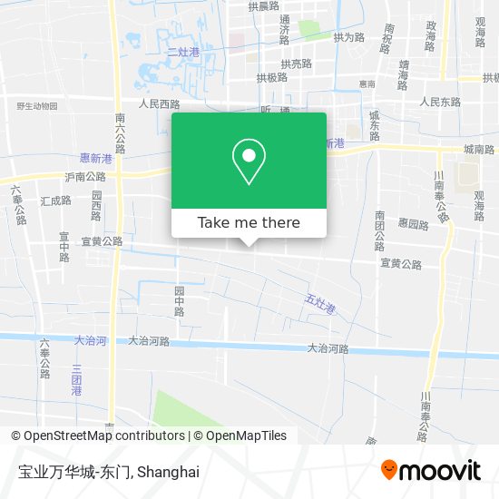 宝业万华城-东门 map