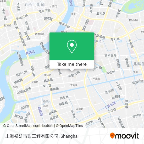 上海裕雄市政工程有限公司 map