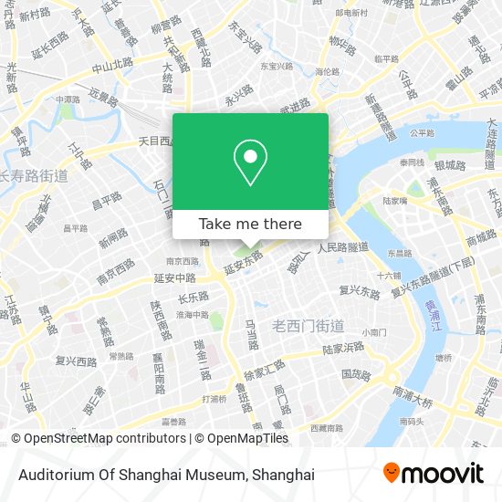 Auditorium Of Shanghai Museum map