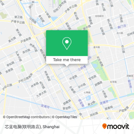芯蓝电脑(联明路店) map