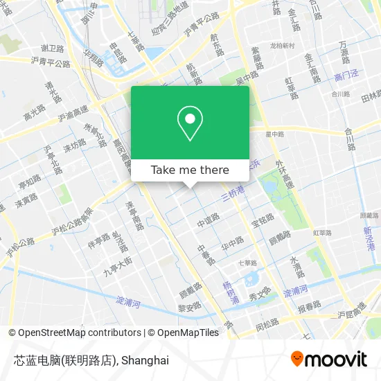 芯蓝电脑(联明路店) map