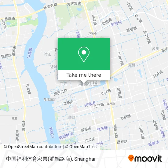 中国福利体育彩票(浦锦路店) map