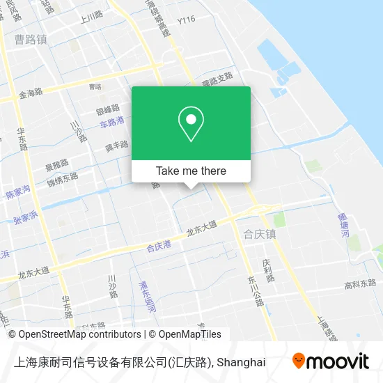 上海康耐司信号设备有限公司(汇庆路) map