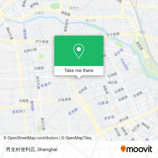 秀龙村便利店 map