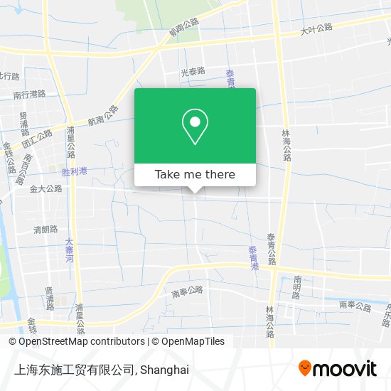 上海东施工贸有限公司 map