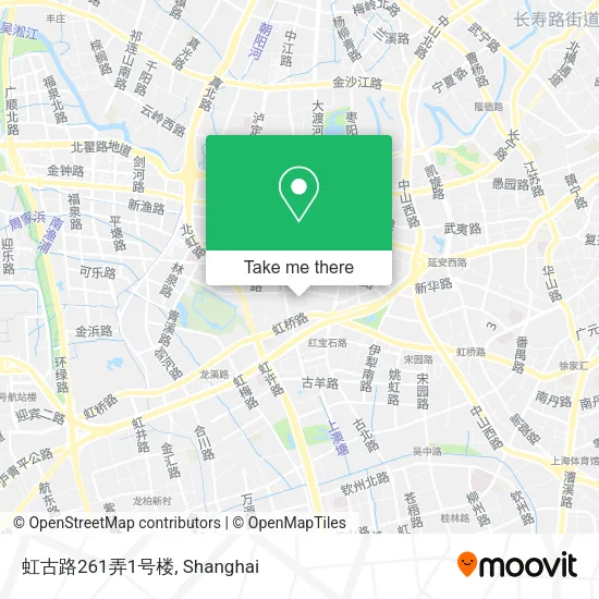 虹古路261弄1号楼 map