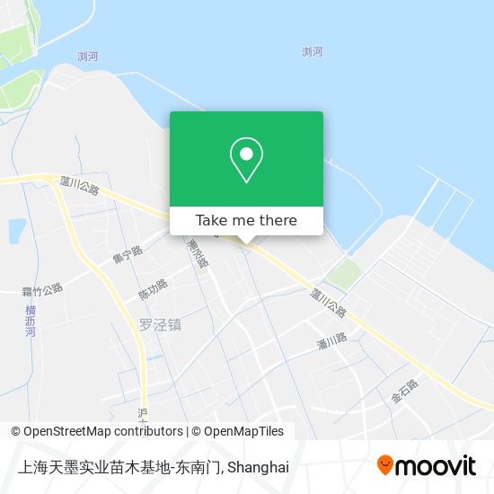上海天墨实业苗木基地-东南门 map