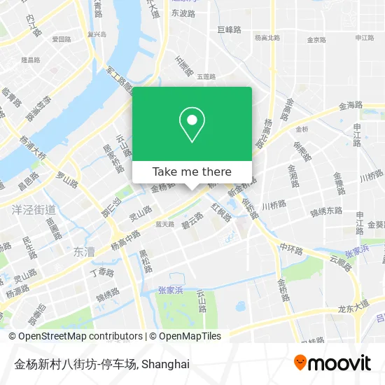 金杨新村八街坊-停车场 map