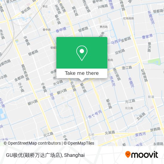 GU极优(颛桥万达广场店) map