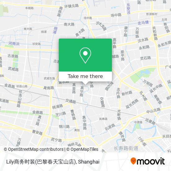 Lily商务时装(巴黎春天宝山店) map
