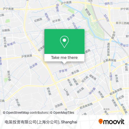电装投资有限公司(上海分公司) map