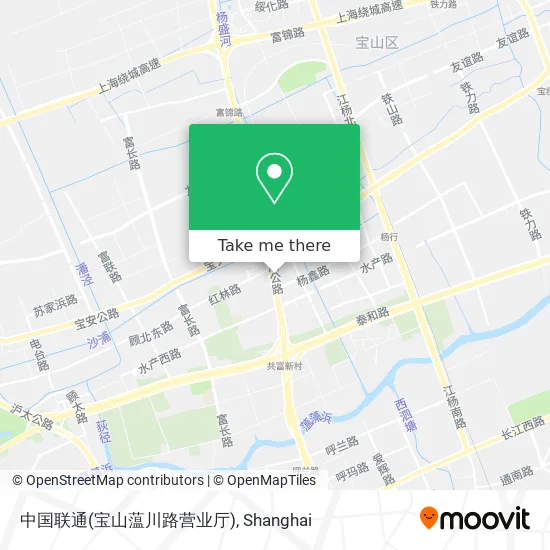 中国联通(宝山蕰川路营业厅) map