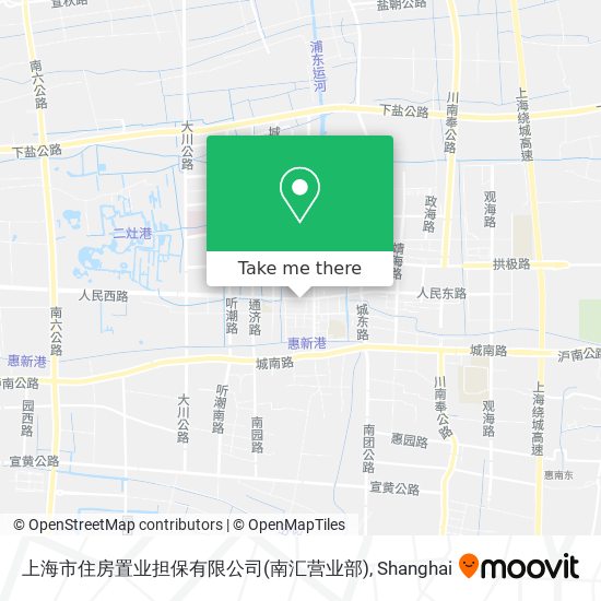 上海市住房置业担保有限公司(南汇营业部) map