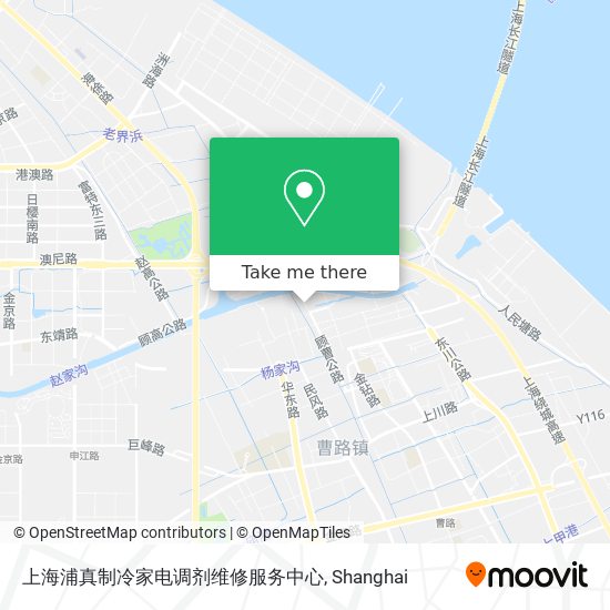 上海浦真制冷家电调剂维修服务中心 map