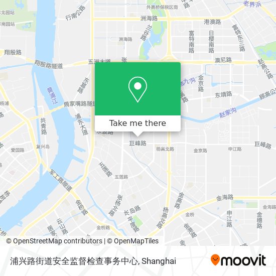 浦兴路街道安全监督检查事务中心 map