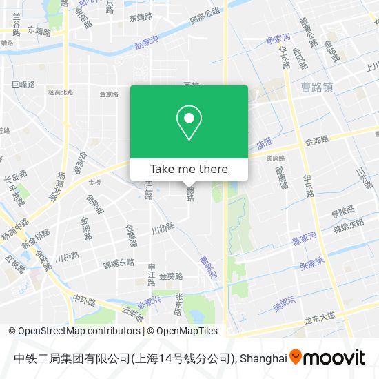 中铁二局集团有限公司(上海14号线分公司) map