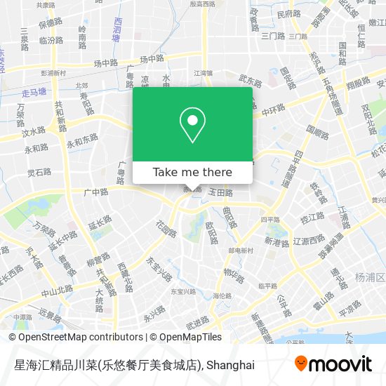 星海汇精品川菜(乐悠餐厅美食城店) map