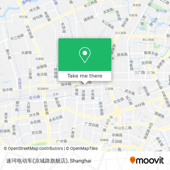 速珂电动车(凉城路旗舰店) map