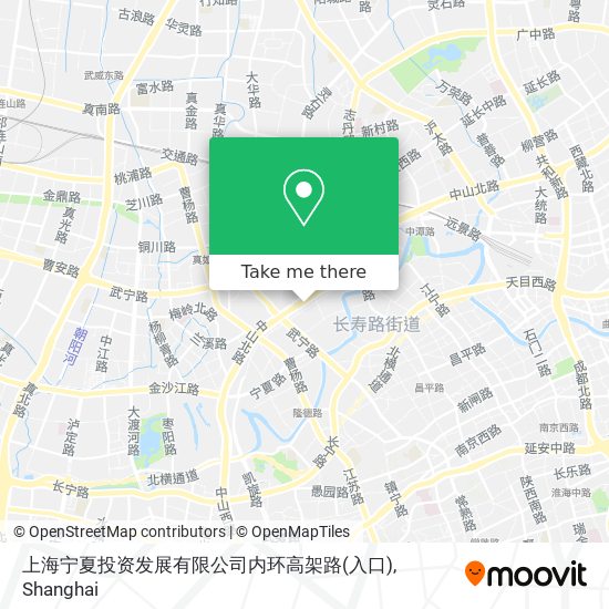 上海宁夏投资发展有限公司内环高架路(入口) map