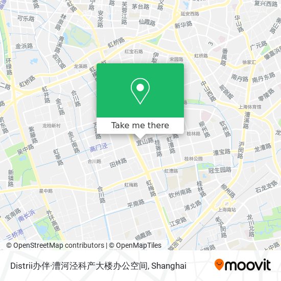Distrii办伴·漕河泾科产大楼办公空间 map