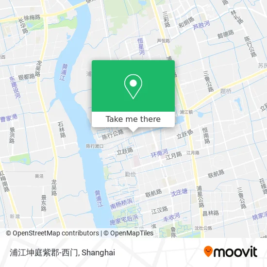 浦江坤庭紫郡-西门 map