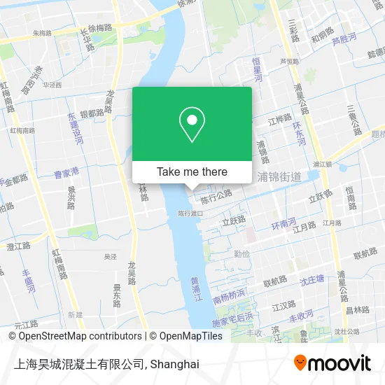 上海昊城混凝土有限公司 map