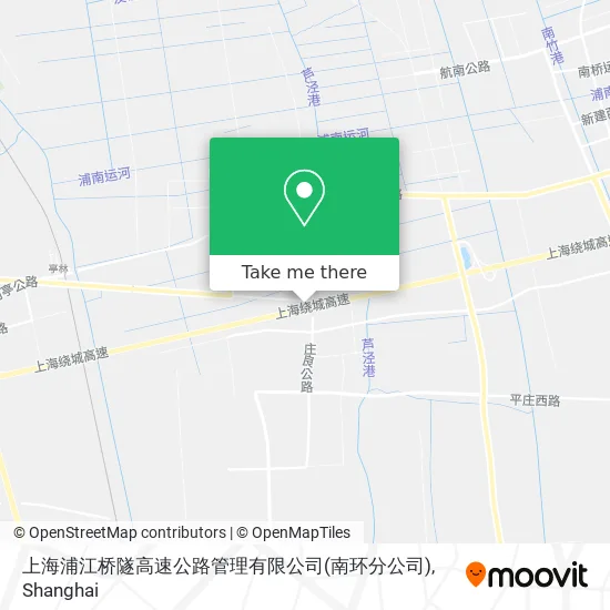 上海浦江桥隧高速公路管理有限公司(南环分公司) map