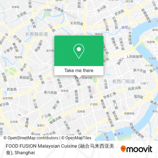 FOOD FUSION Malaysian Cuisine (融合马来西亚美食) map