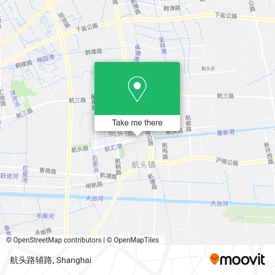 航头路辅路 map