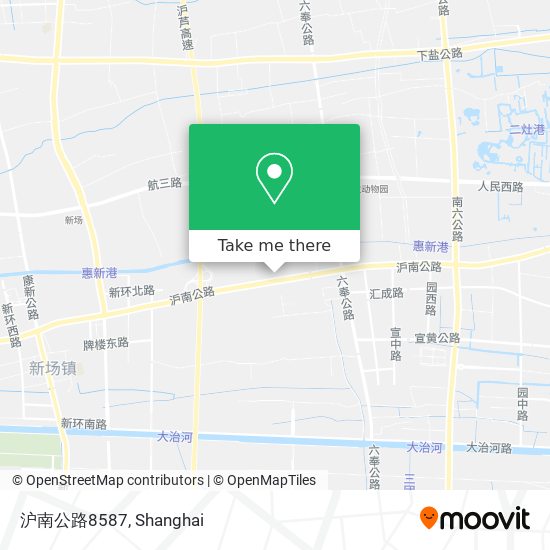 沪南公路8587 map