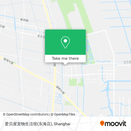 爱贝屋宠物生活馆(东海店) map