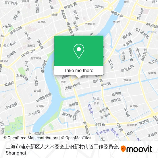 上海市浦东新区人大常委会上钢新村街道工作委员会 map
