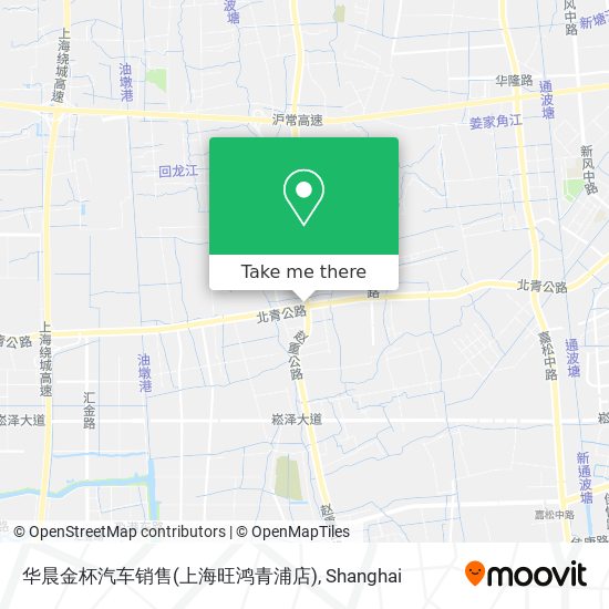 华晨金杯汽车销售(上海旺鸿青浦店) map