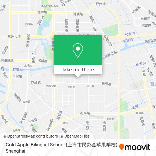 Gold Apple Bilingual School (上海市民办金苹果学校) map