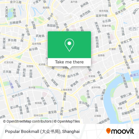 Popular Bookmall (大众书局) map