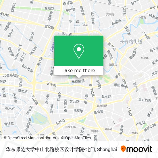 华东师范大学中山北路校区设计学院-北门 map