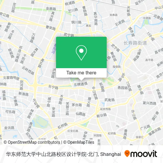 华东师范大学中山北路校区设计学院-北门 map