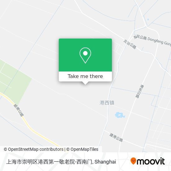 上海市崇明区港西第一敬老院-西南门 map