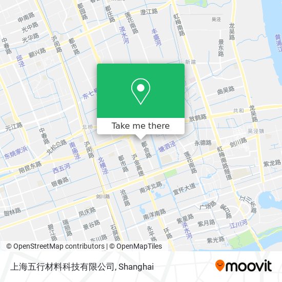 上海五行材料科技有限公司 map