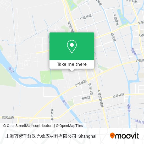 上海万紫千红珠光效应材料有限公司 map