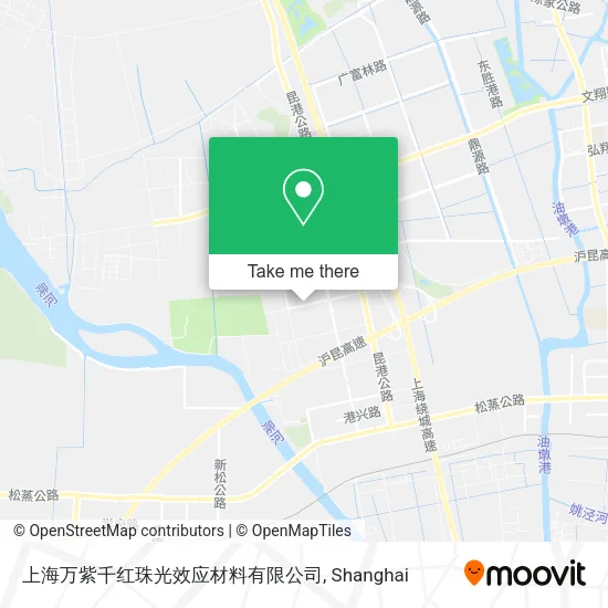 上海万紫千红珠光效应材料有限公司 map