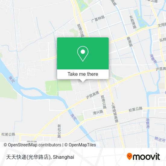 天天快递(光华路店) map