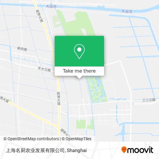 上海名厨农业发展有限公司 map