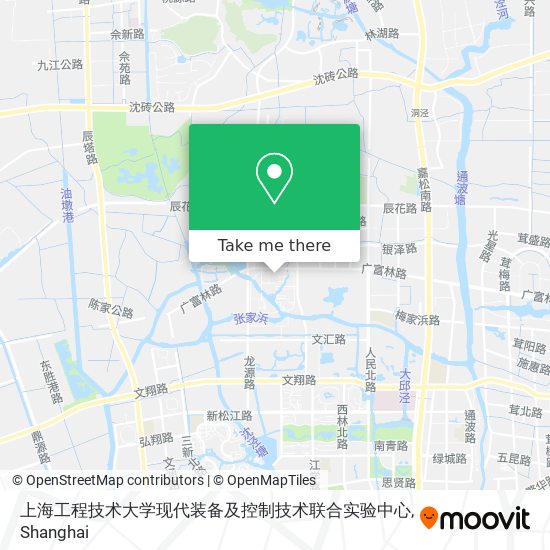 上海工程技术大学现代装备及控制技术联合实验中心 map