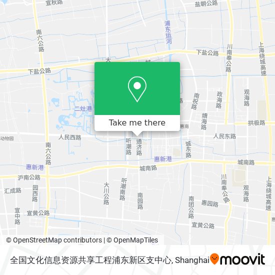 全国文化信息资源共享工程浦东新区支中心 map